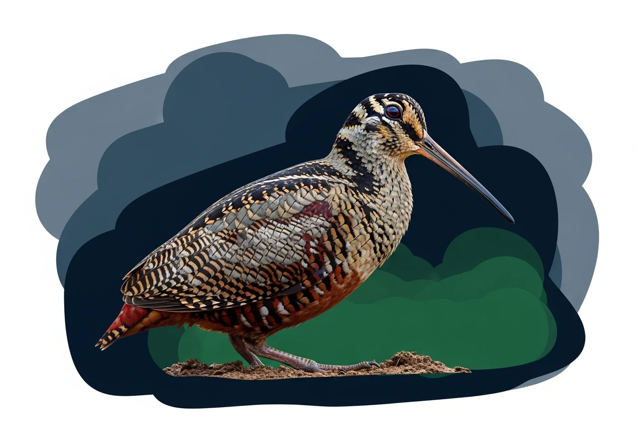 Bukidnonwaldschnepfe (Scolopax celebensis)