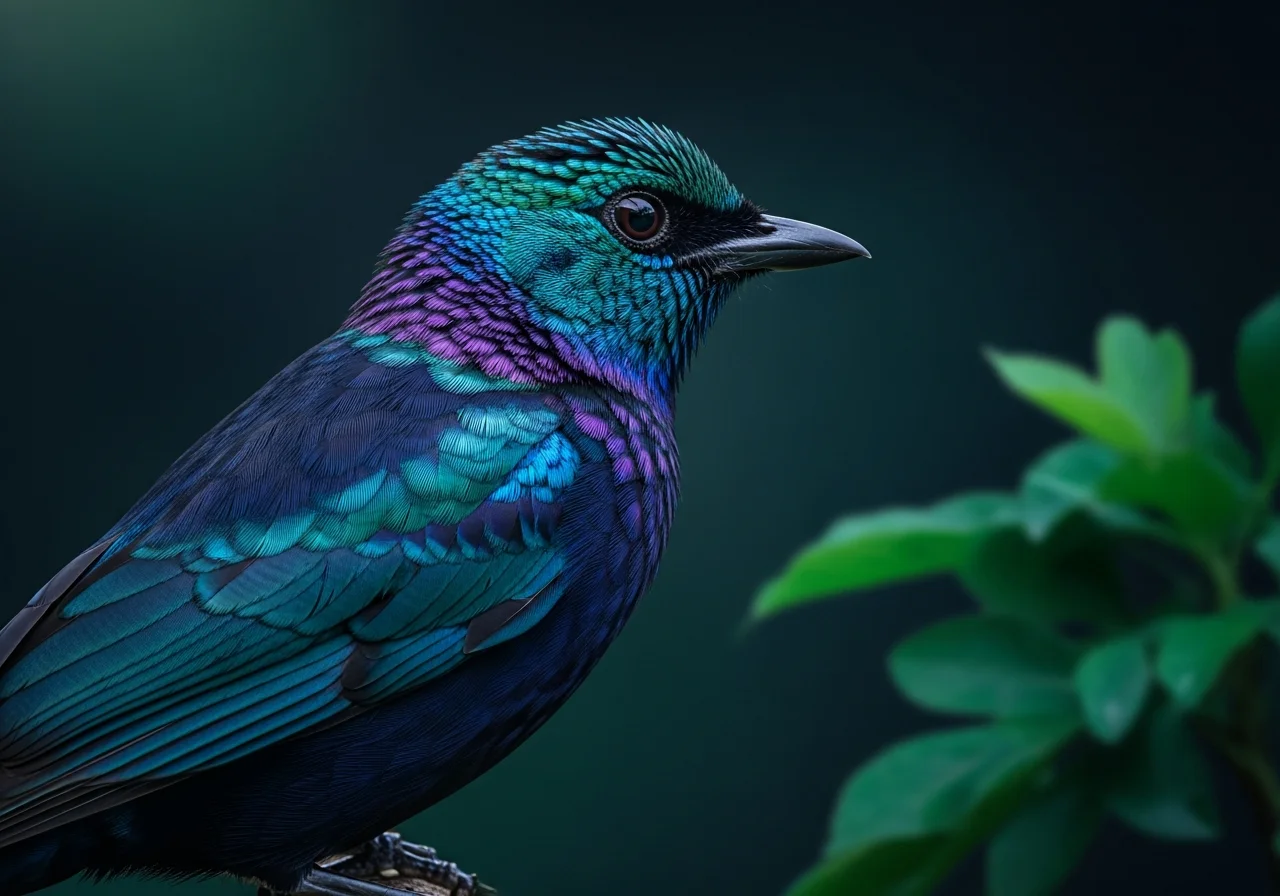 Buntkopf-Glanzstar (Lamprotornis ornatus)