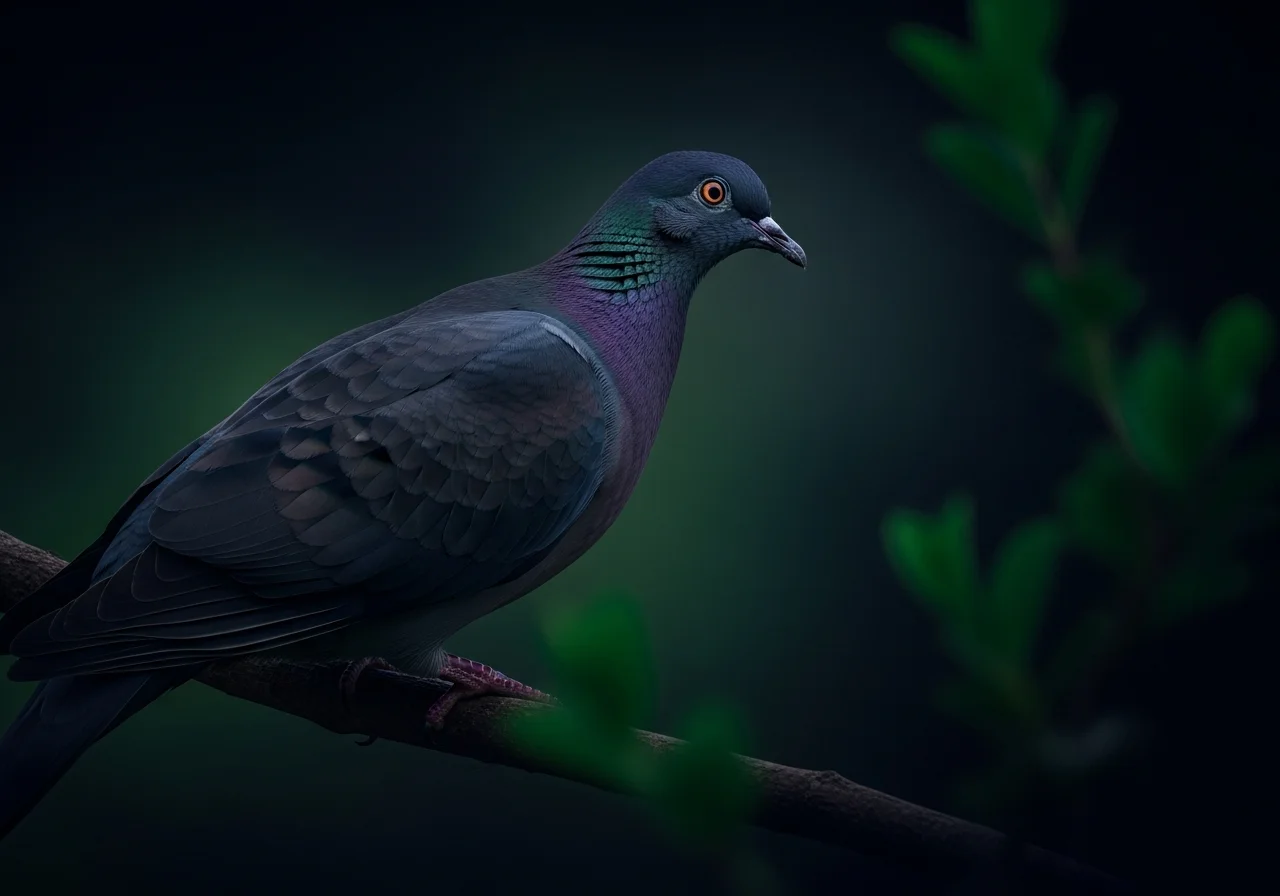 Dunkle Lachtaube (Columba bollii)