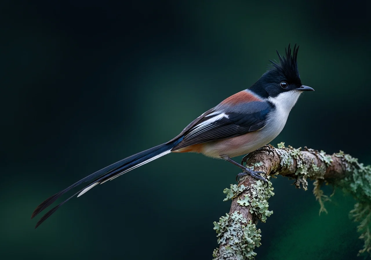 Elster-Fasanenkopf (Heterophasia picaoides)