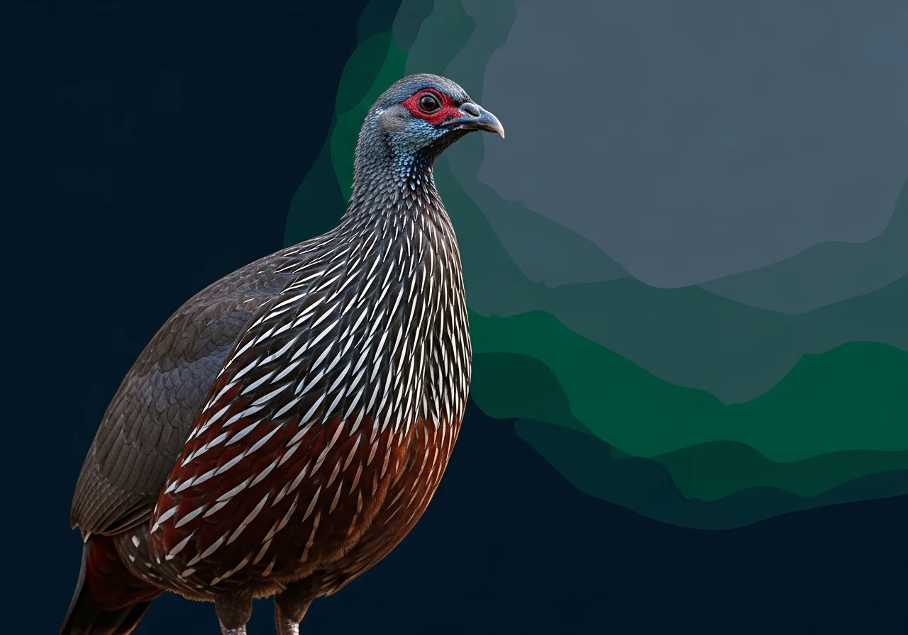 Erckelfrankolin (Pternistis erckelii)