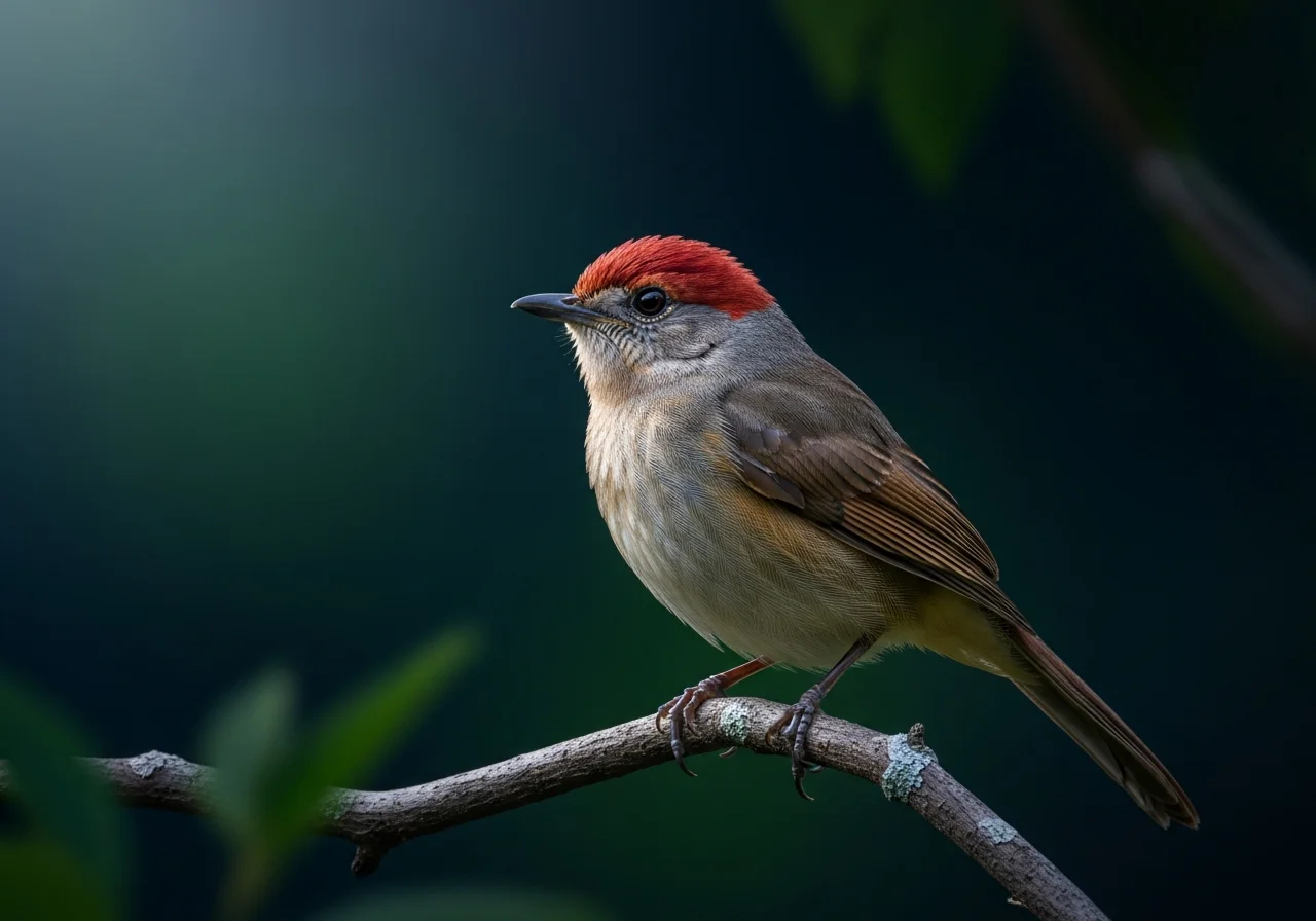 Feuerkopf-Buschhäher (Cranioleuca pyrrhophia)