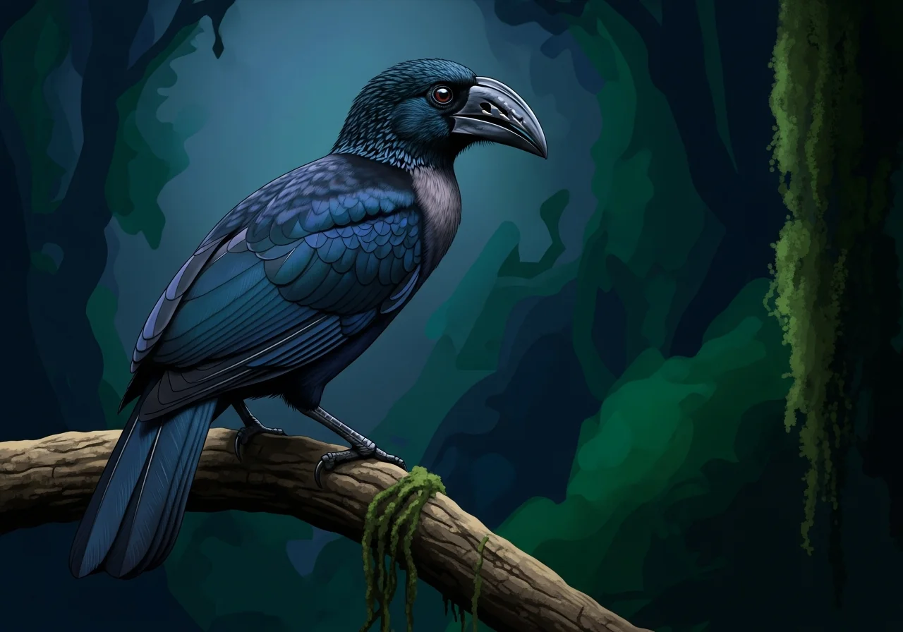 Furchenschnabelkrähe (Crotophaga sulcirostris)
