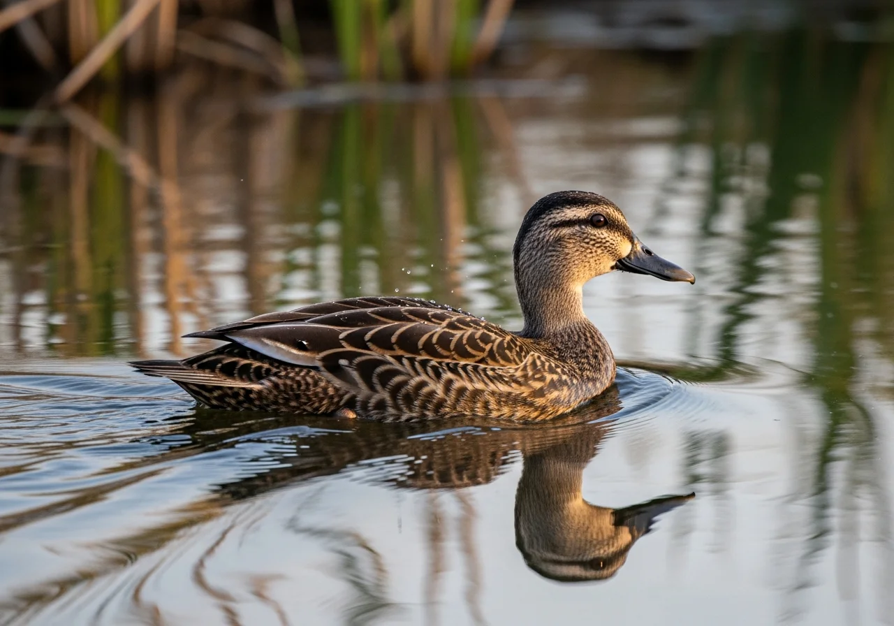Gefleckte Ente (Stictonetta naevosa)