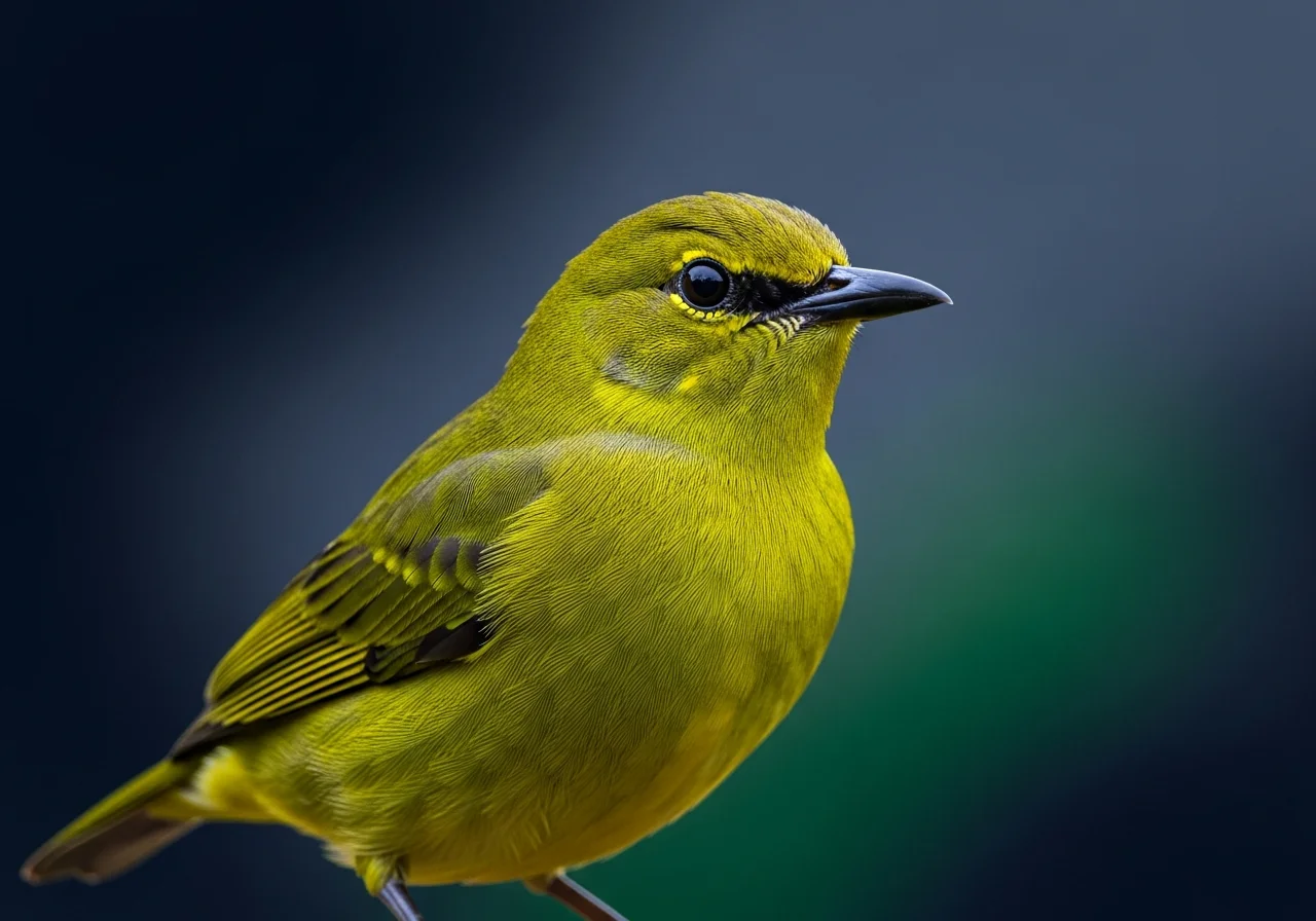 Gelbgrüner Schmuckvogel (Pselliophorus luteoviridis)