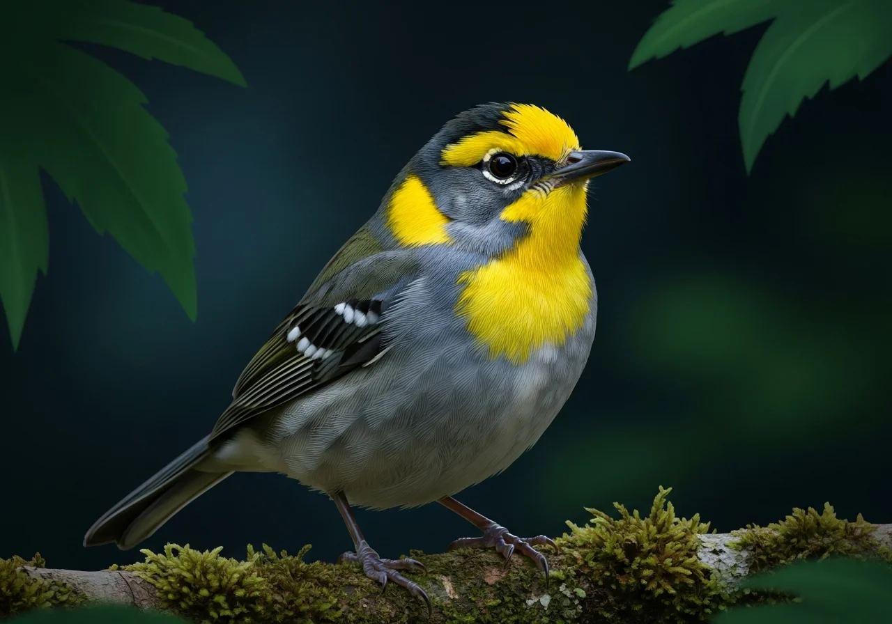 Gelbstirn-Dickkopfdrossling (Pachycephala flavifrons)