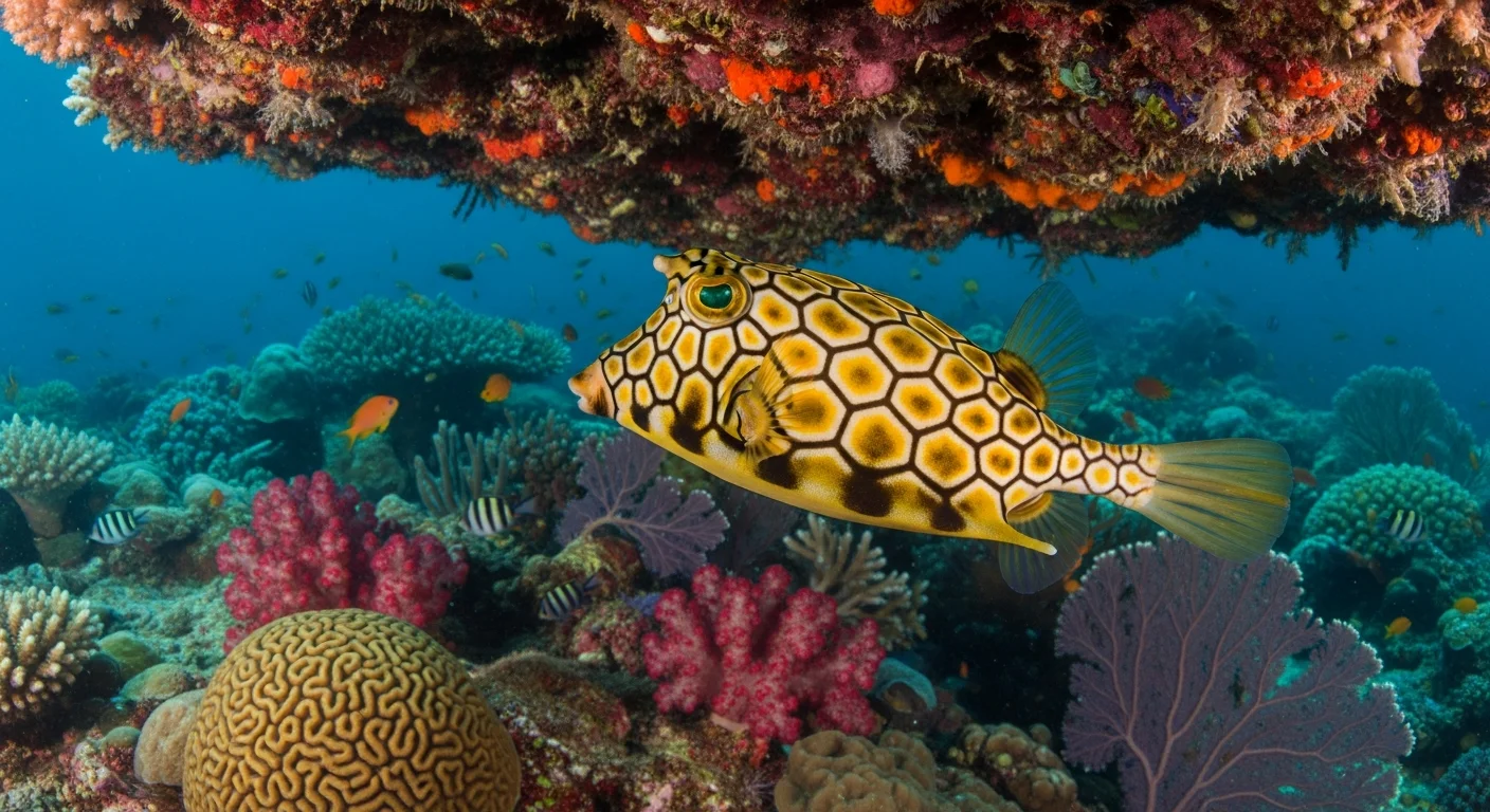 Gestreifter Kofferfisch