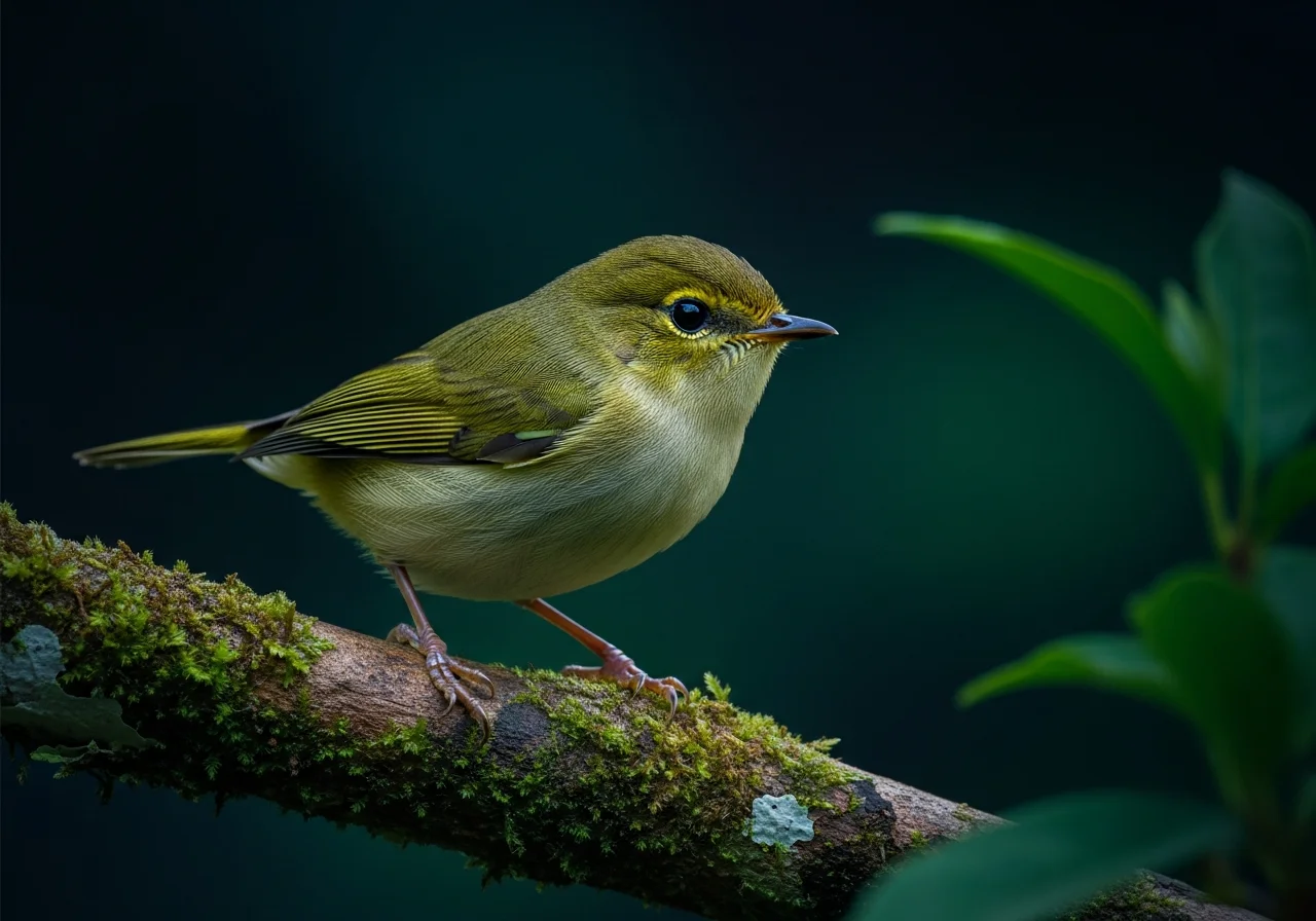 Gestutzter Waldsänger (Hylophilus decurtatus)