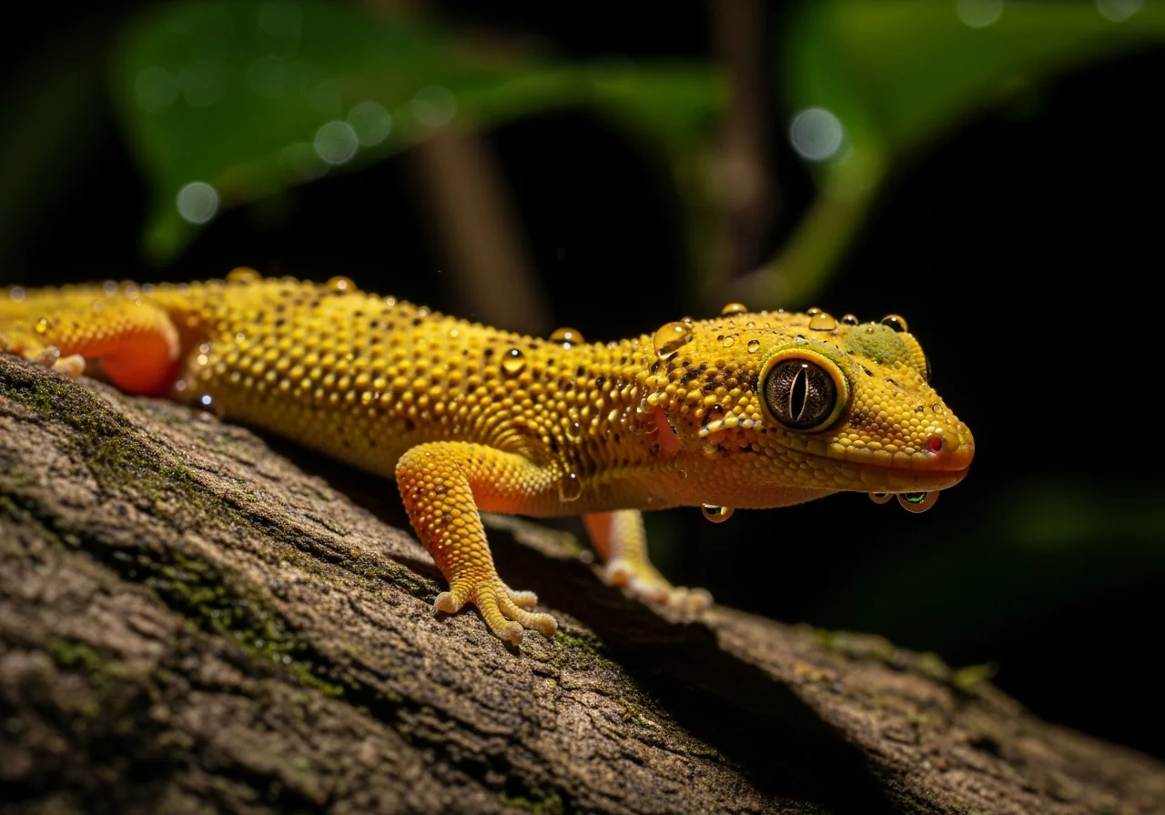 Goldgecko (Gekko ulikovskii)