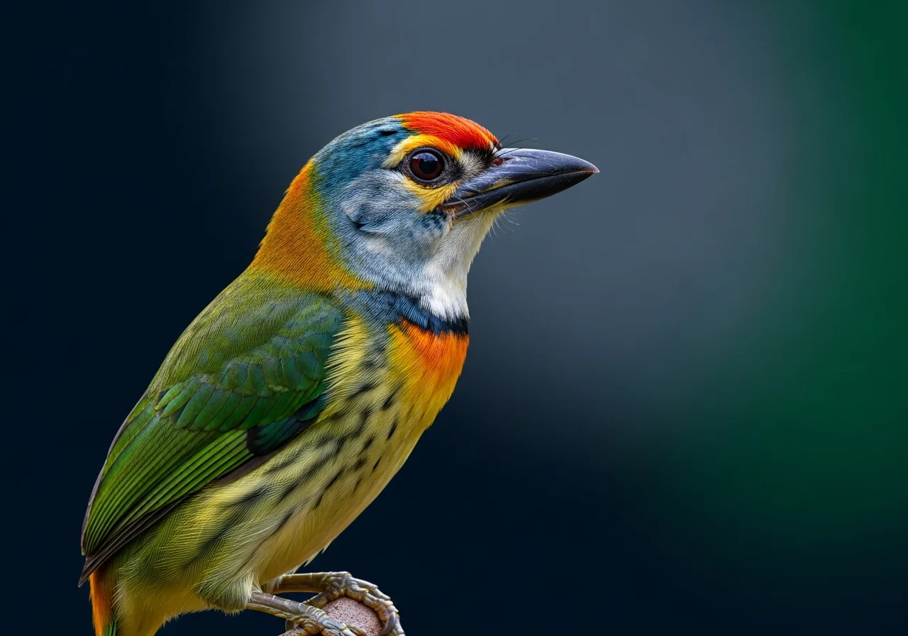 Goldstirn-Bartvogel (Psilopsiagon aurifrons)