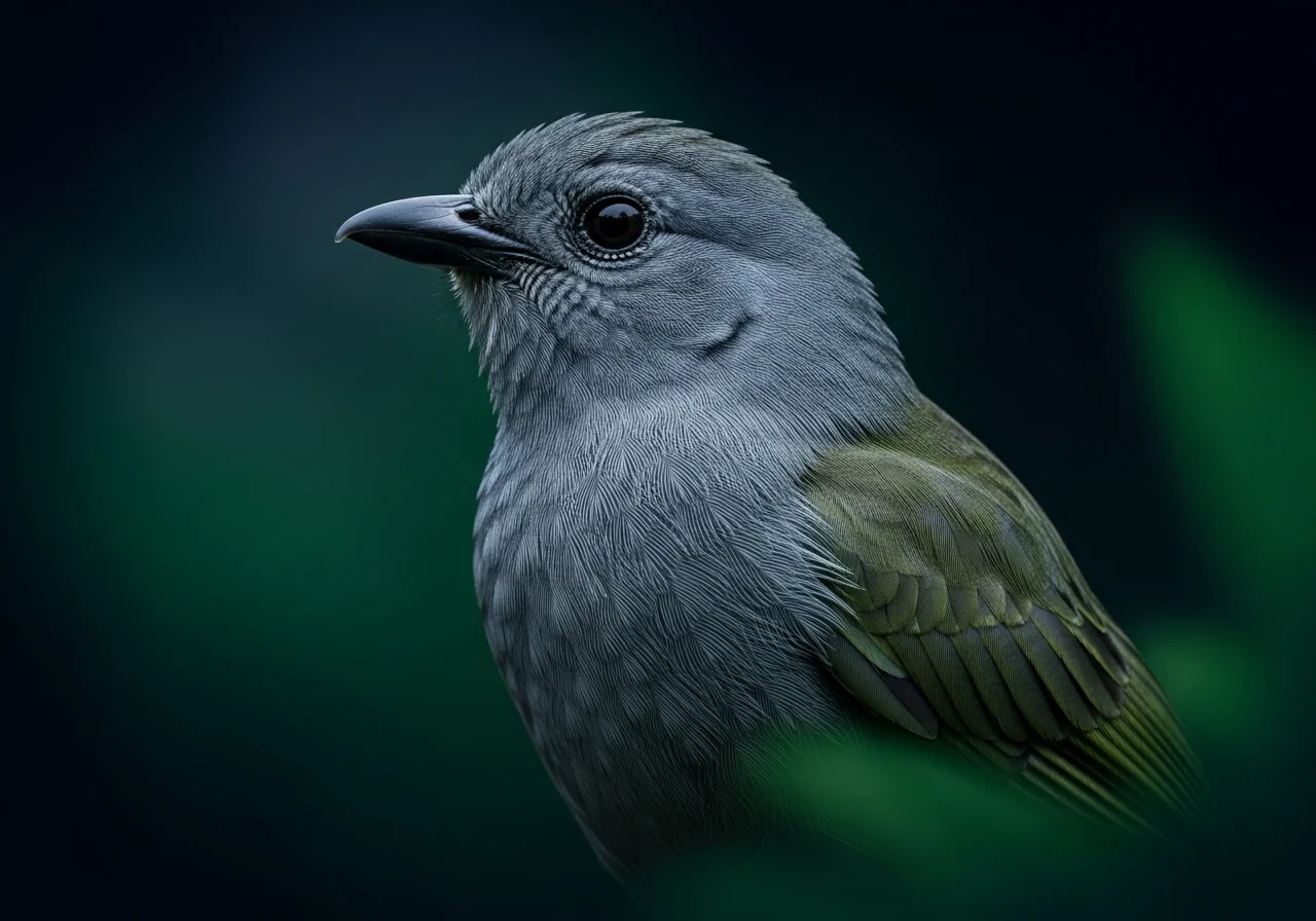 Graubrust-Breitschnabel (Pachyramphus homochrous)