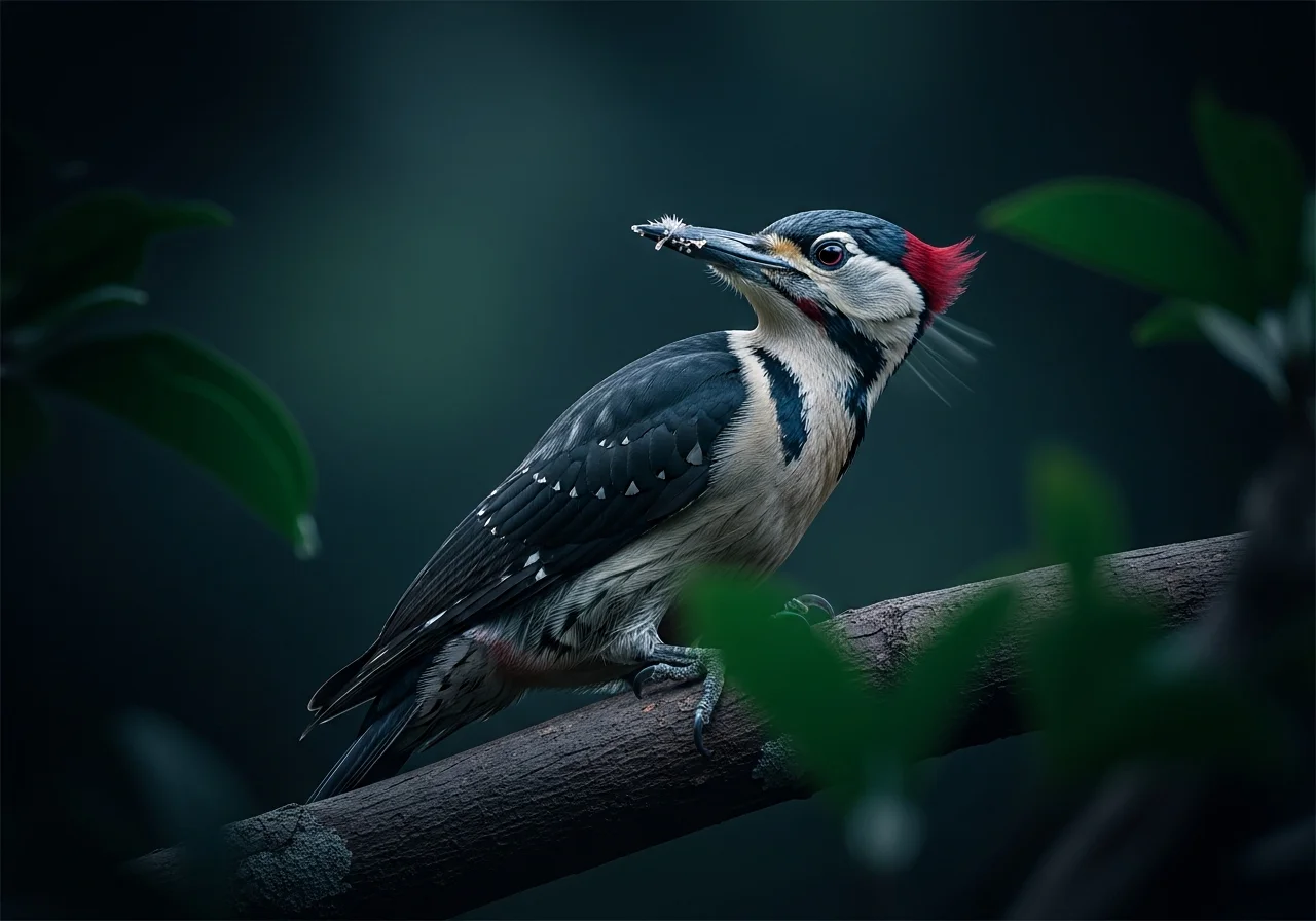 Graubrust-Specht (Mulleripicus pulverulentus)