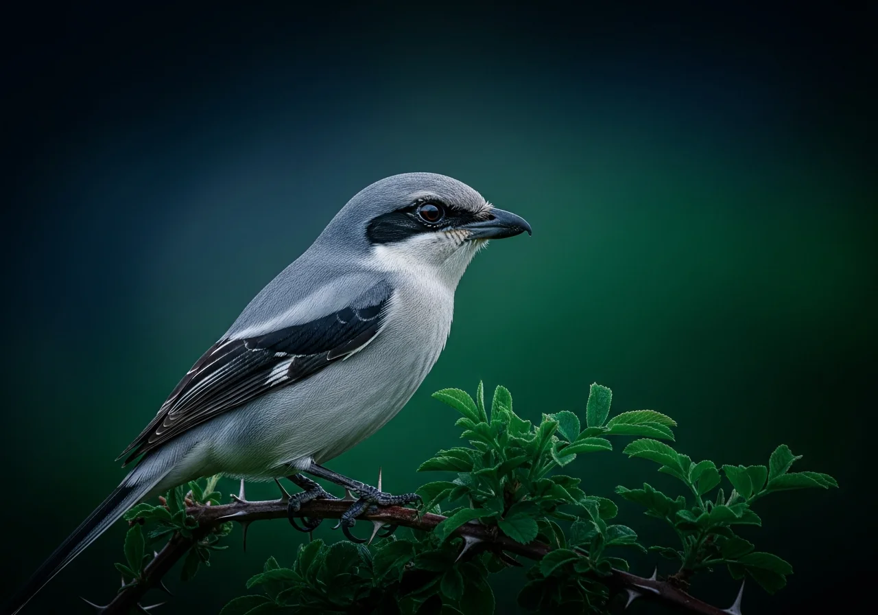Großer Raubwürger (Lanius excubitor)