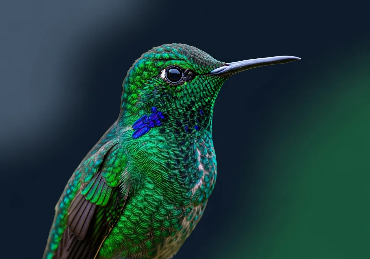 Grünbrust-Schattenkolibri (Phaethornis augusti)