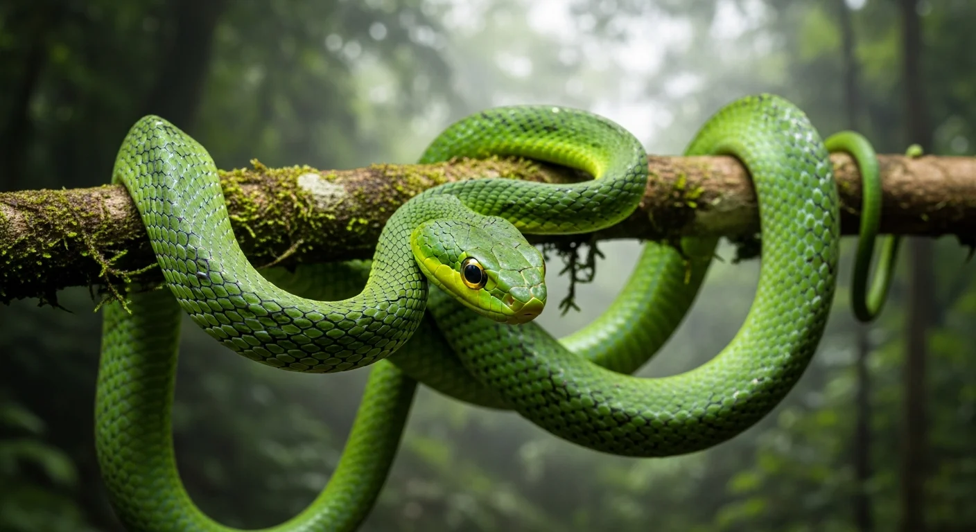 Grüne Peitschennatter