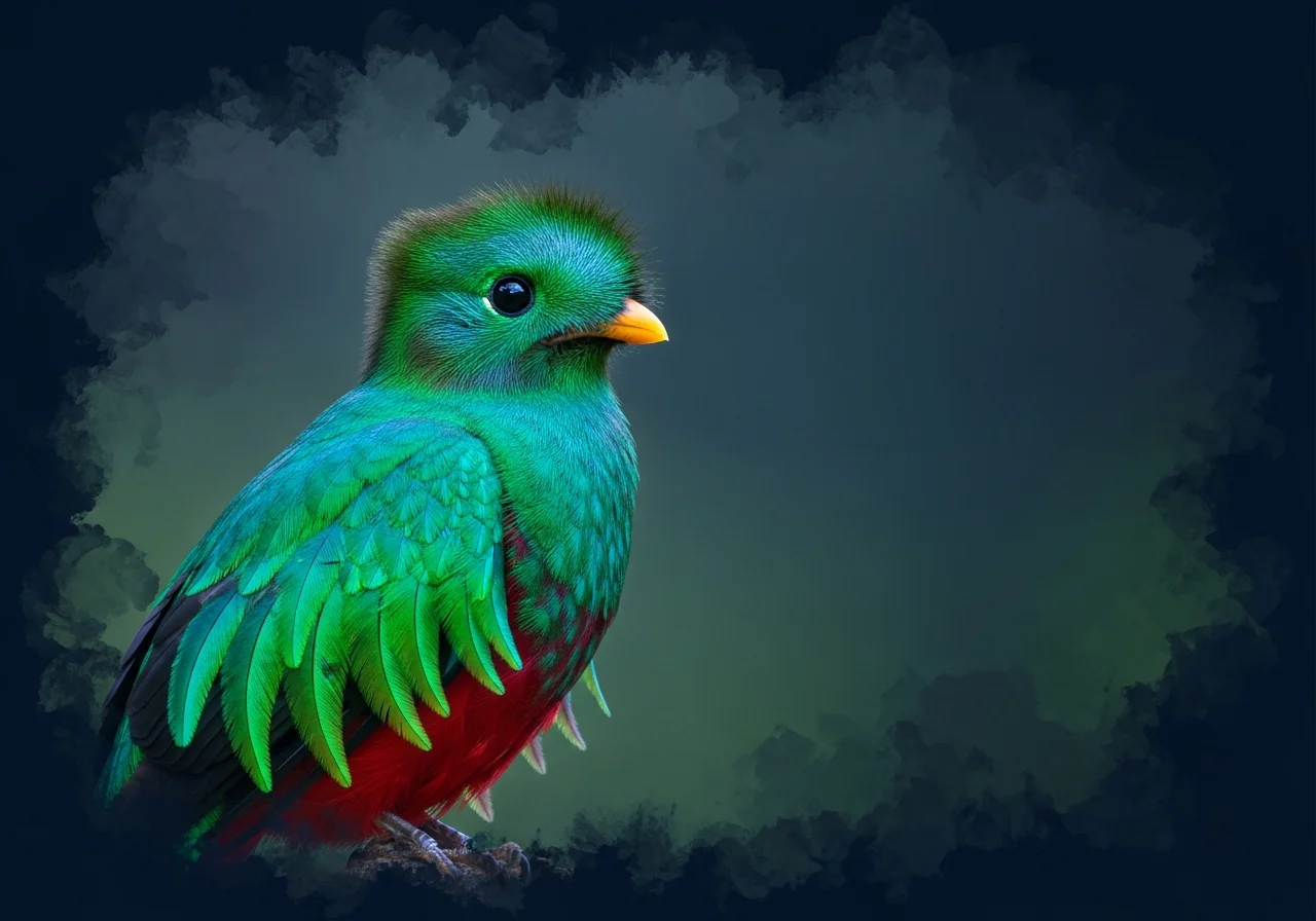 Grüner Quetzal (Trogon viridis)