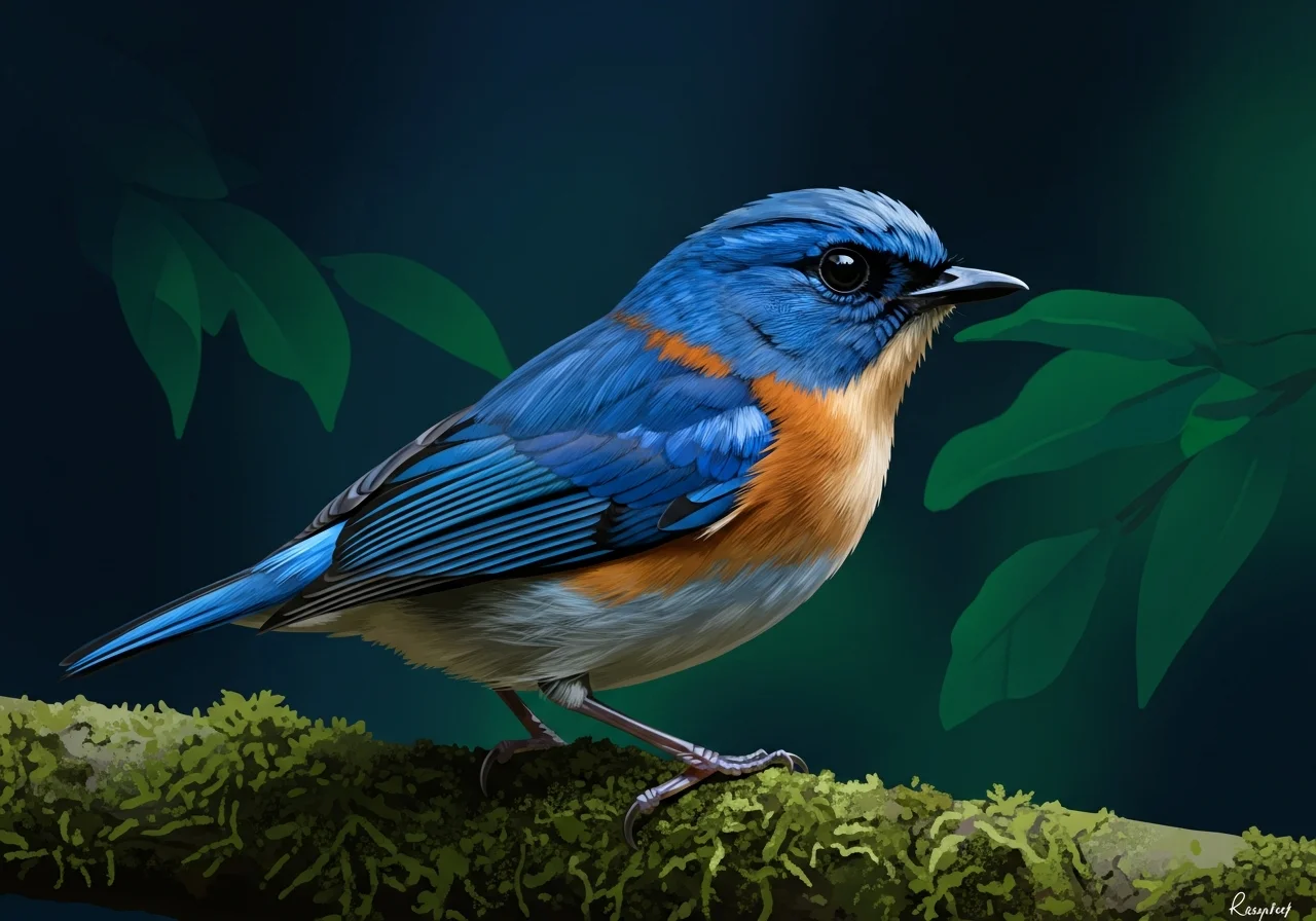 Hoevels Fliegenschnäpper (Cyornis hoevelli)