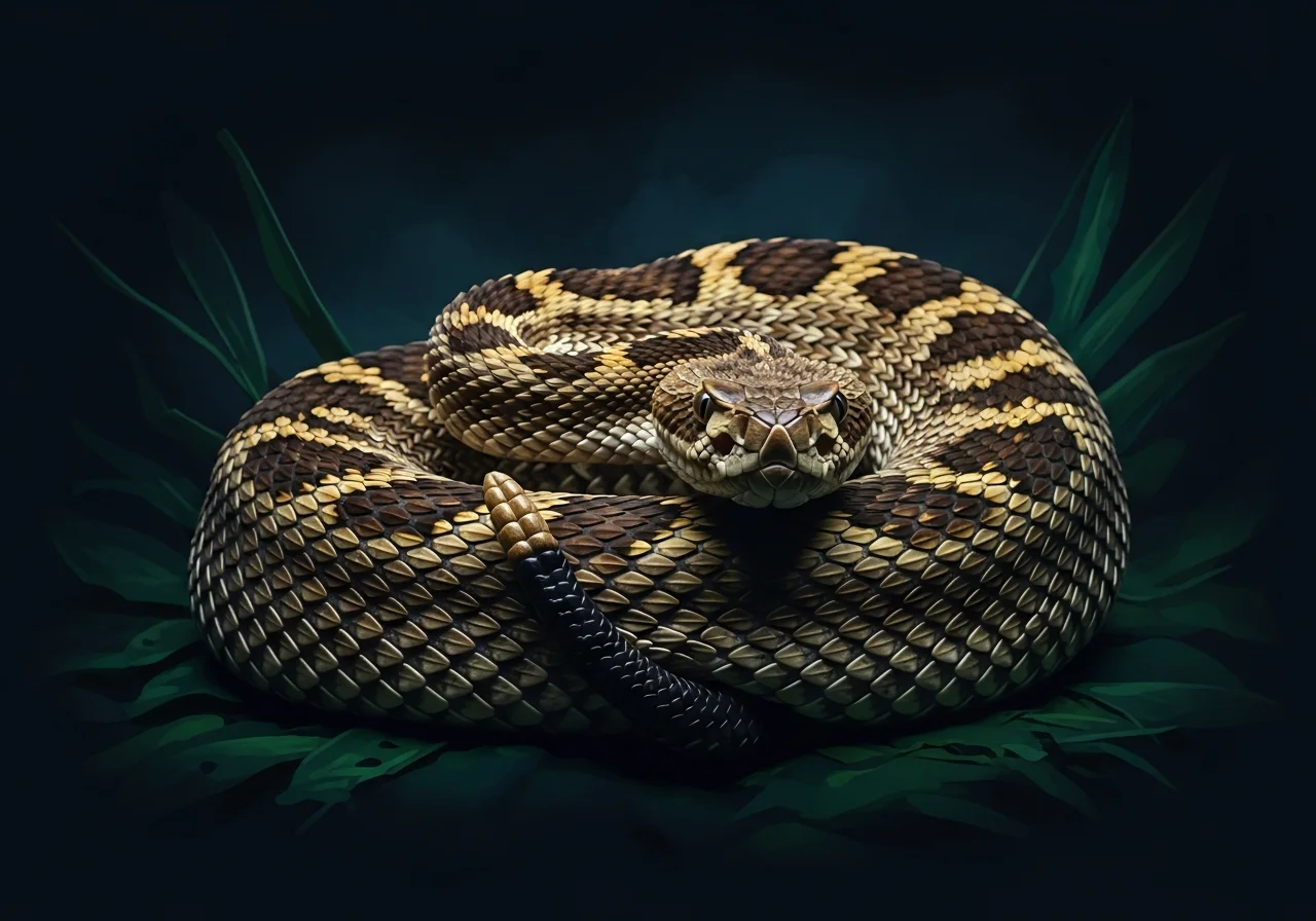 Kamm-Klapperschlange (Crotalus horridus)