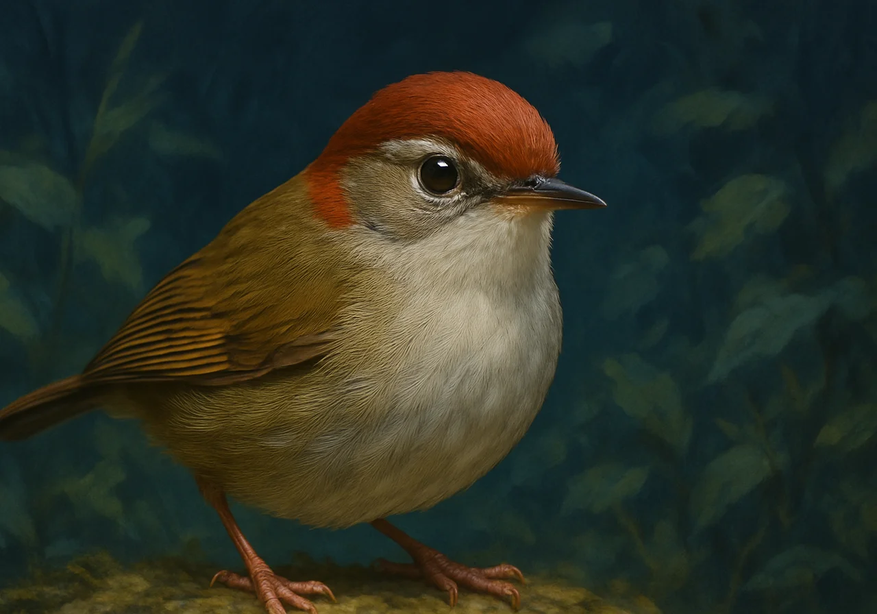 Kastanienkronen-Buschsänger (Cettia castaneocoronata)