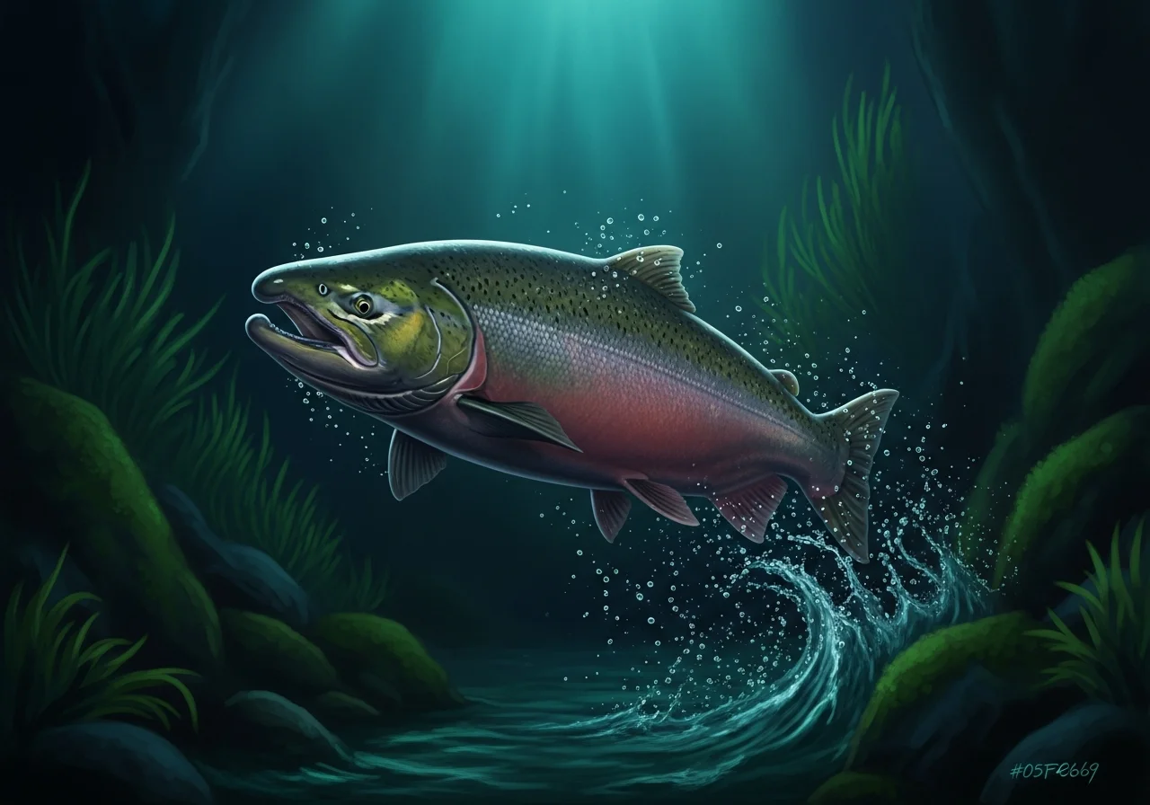 Königslachs (Oncorhynchus tshawytscha)
