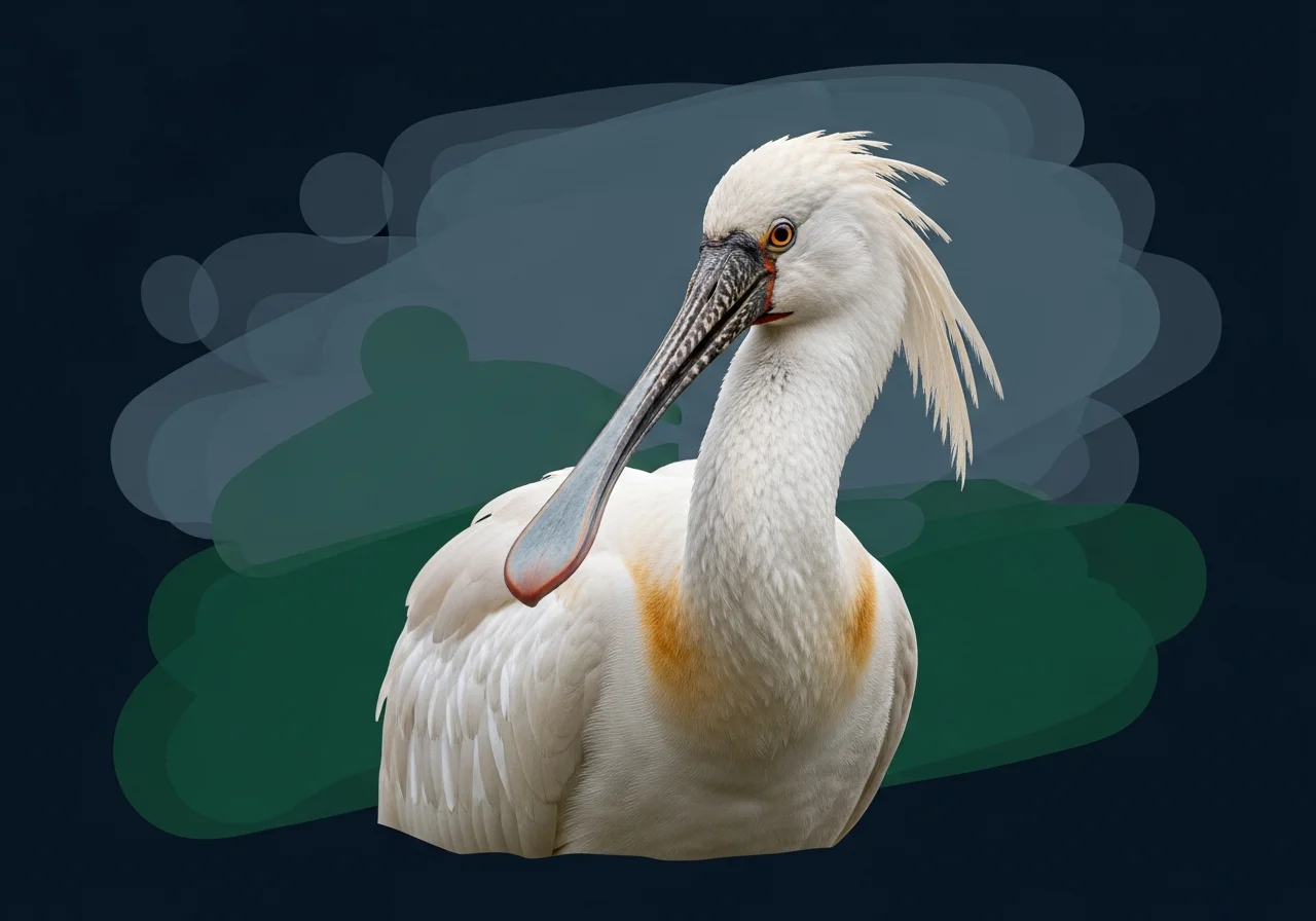 Königslöffler (Platalea regia)