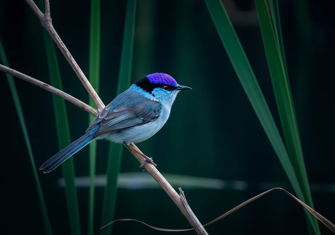 Kronen-Staffelschweif (Malurus coronatus)