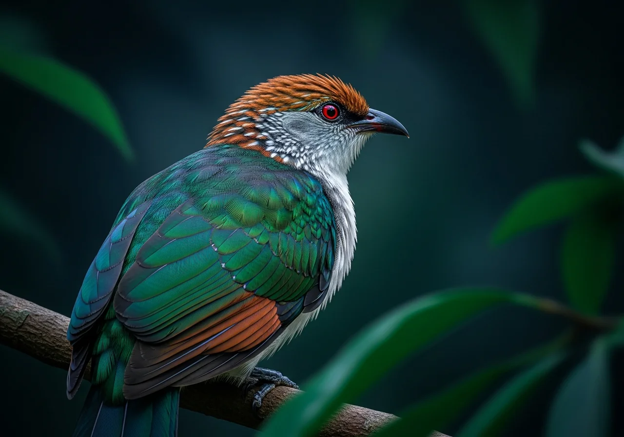 Kupferglanzkuckuck (Chrysococcyx cupreus)