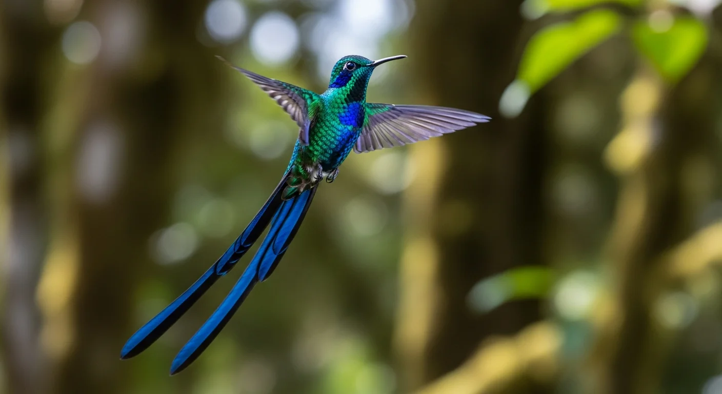 Langschwanz-Schmuckkolibri
