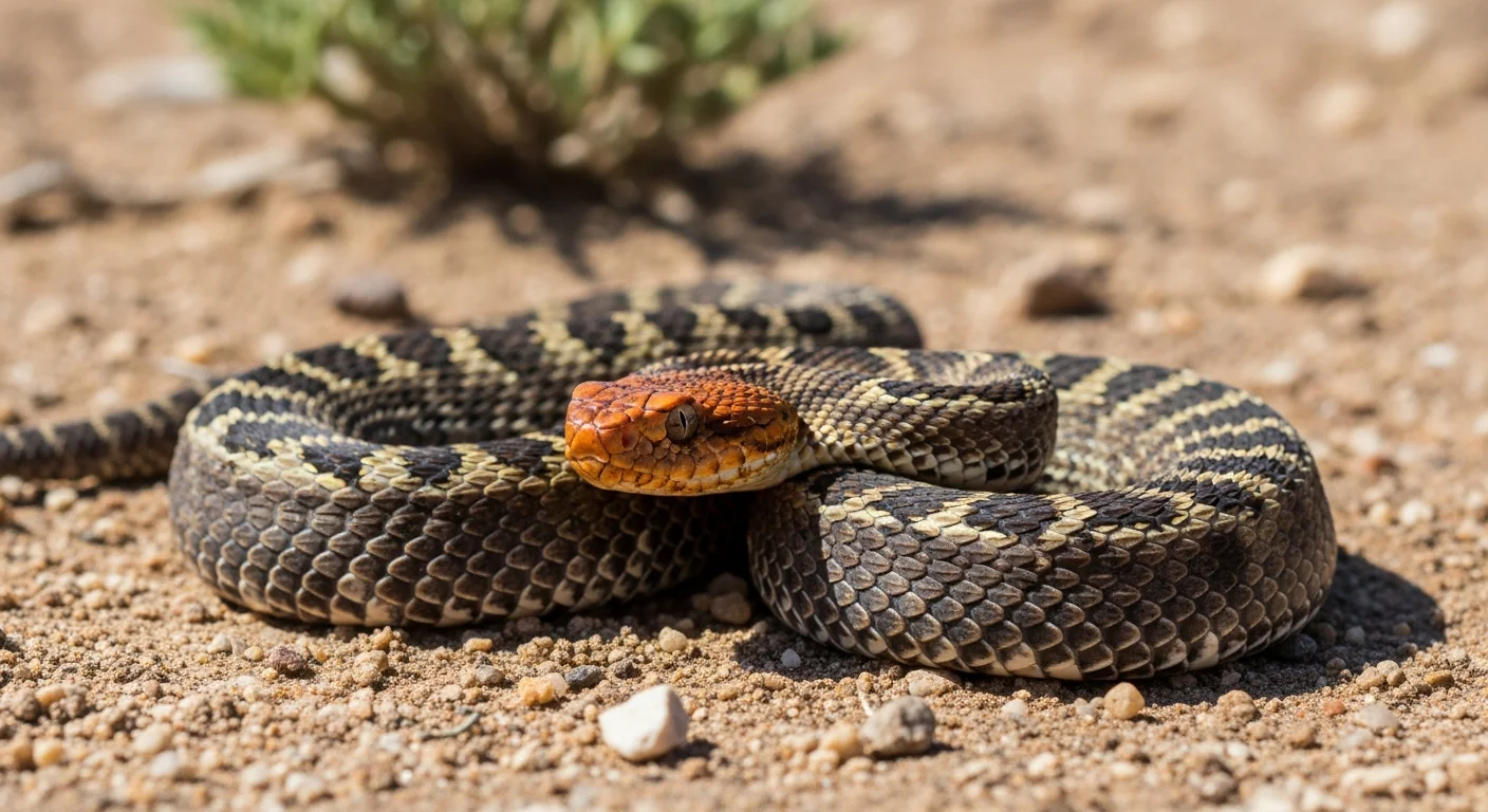Mexikanische Kupferkopf-Klapperschlange