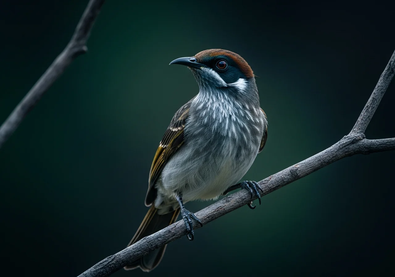 Mondsichel-Honigfresser (Melithreptus lunatus)