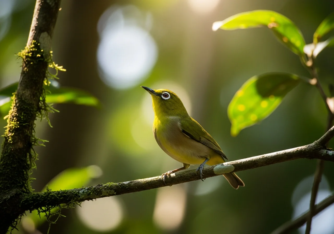 Mysore-Brillenvogel (Zosterops mysorensis)