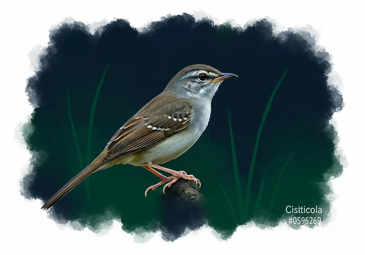 Njombe-Cistensänger (Cisticola njombe)