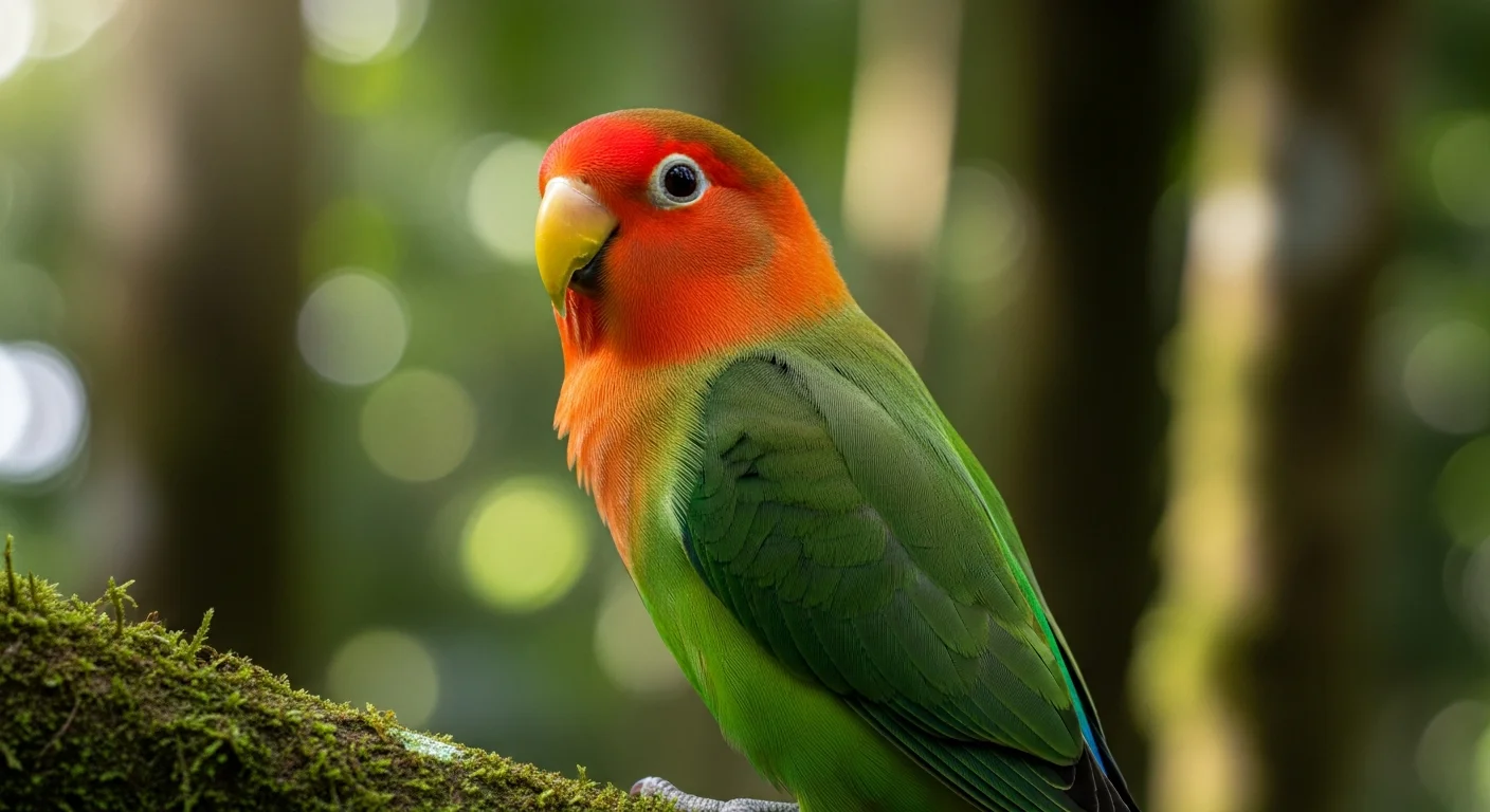 Orangebäuchiger Unzertrennlicher