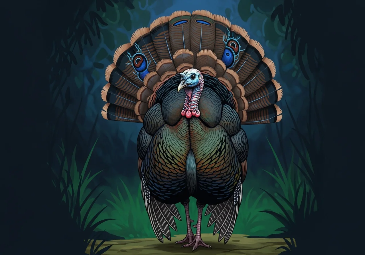 Ozelot-Truthuhn (Meleagris ocellata)