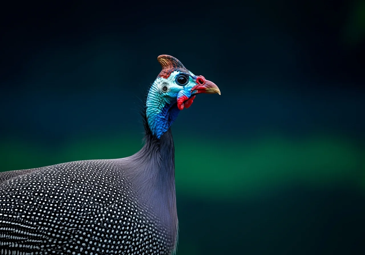 Perlhuhn (Numida meleagris)