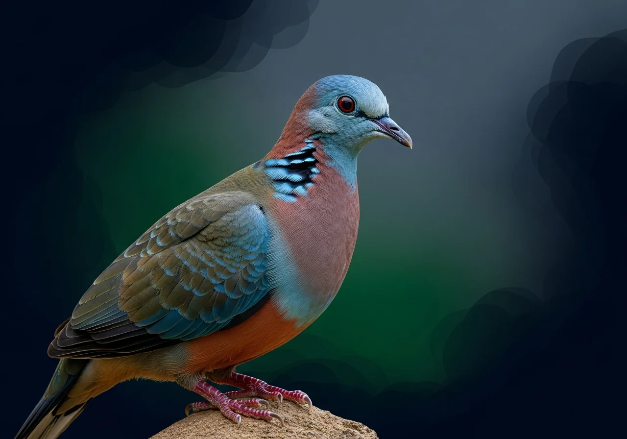 Perouse-Fruchttaube (Ptilinopus perousii)