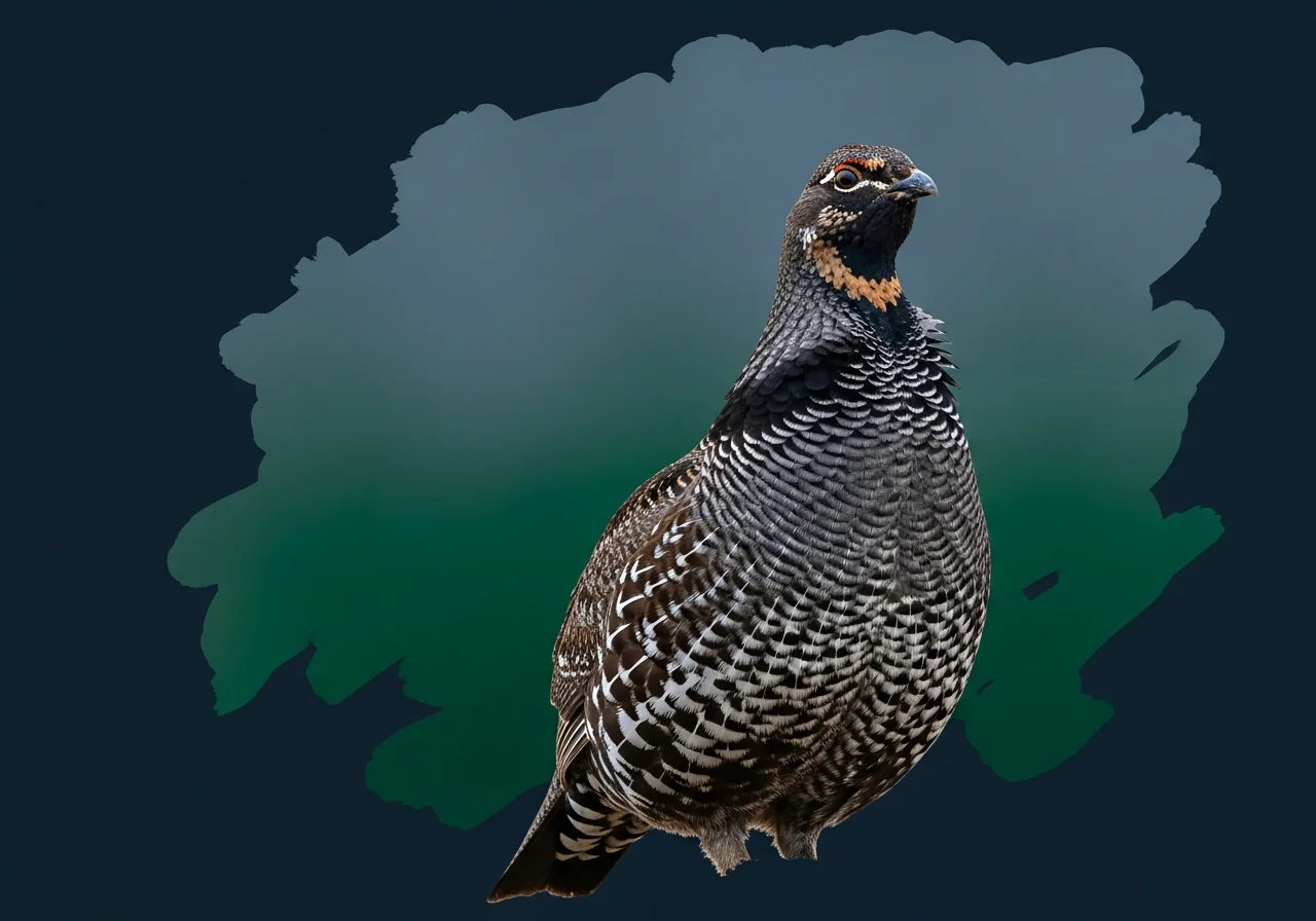 Pinnated Grouse (Tympanuchus cupido)