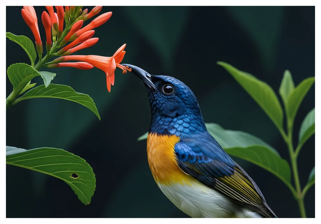 Prawira-Honigfresser (Myzomela prawiradilagae)