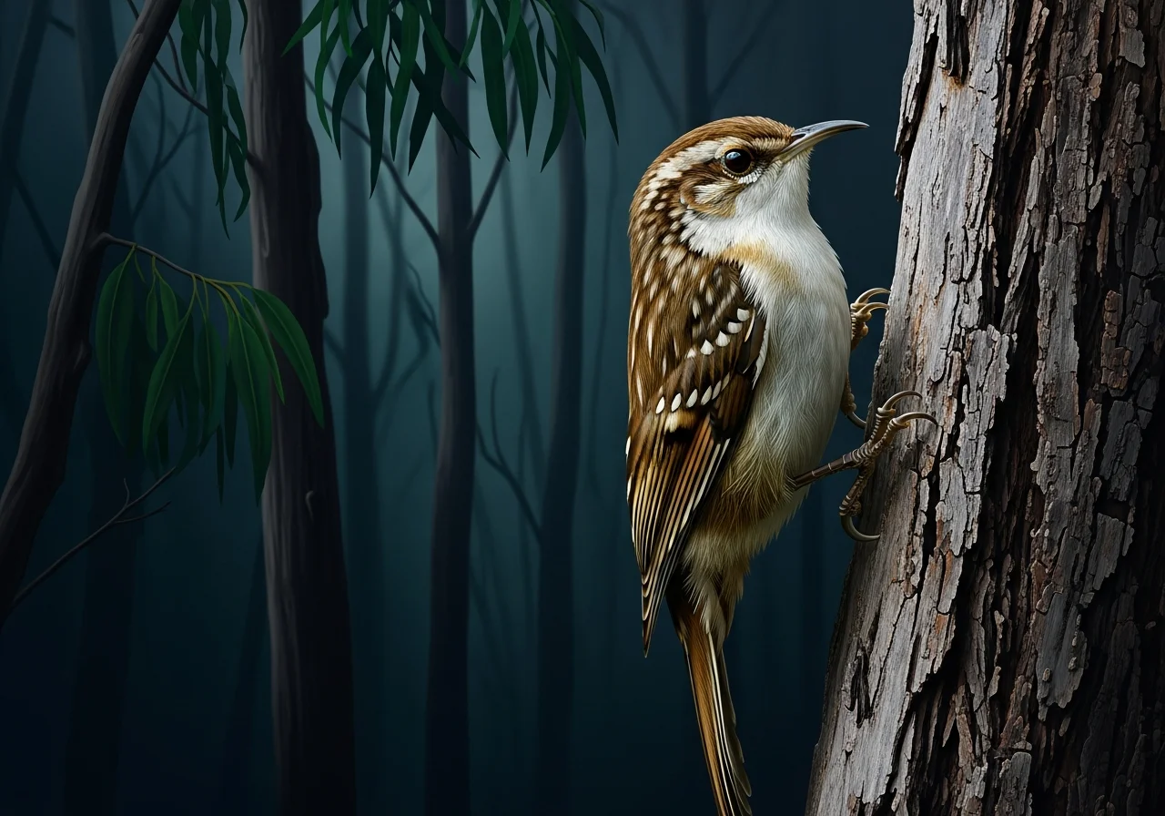 Rostbauch-Baumsteiger (Climacteris rufus)