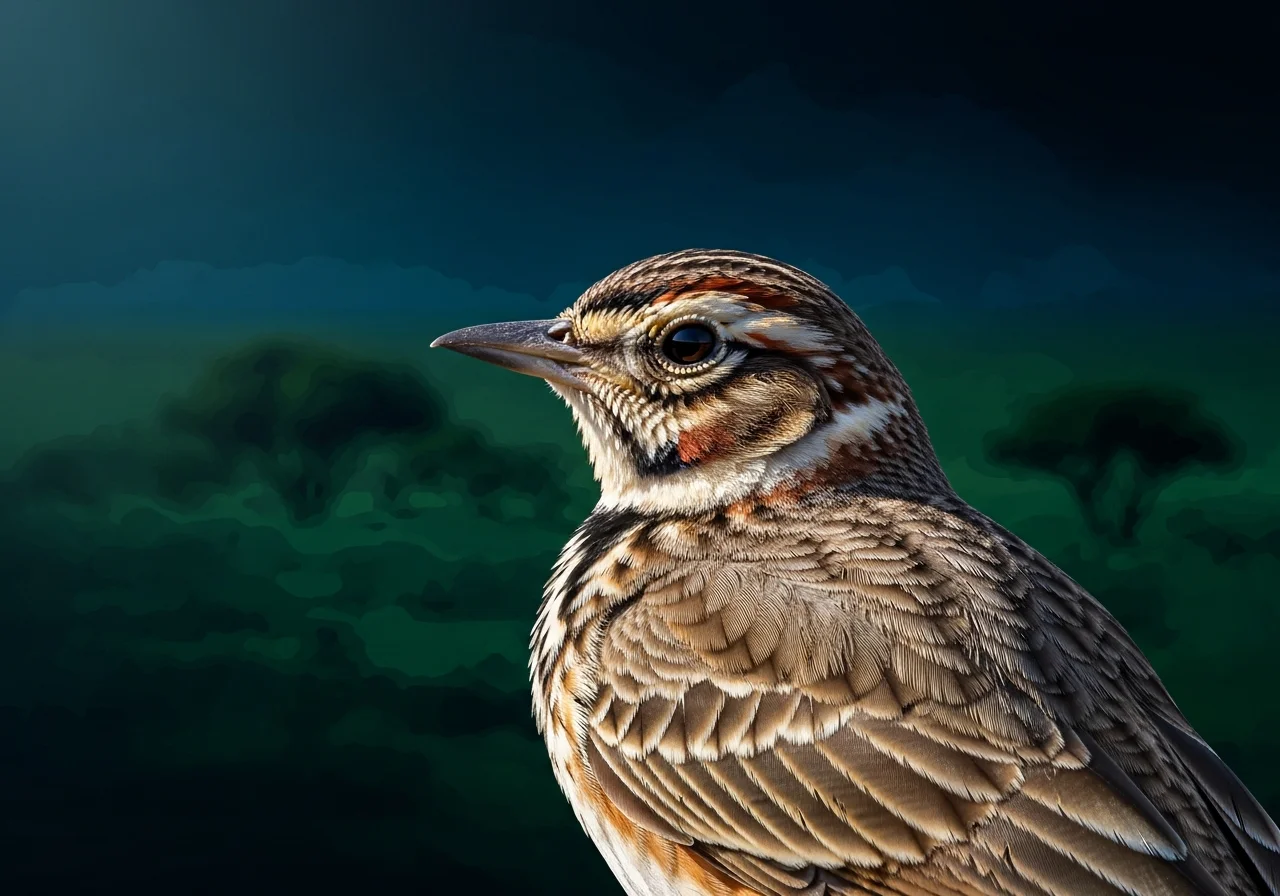 Rostbauchlerche (Mirafra africana)