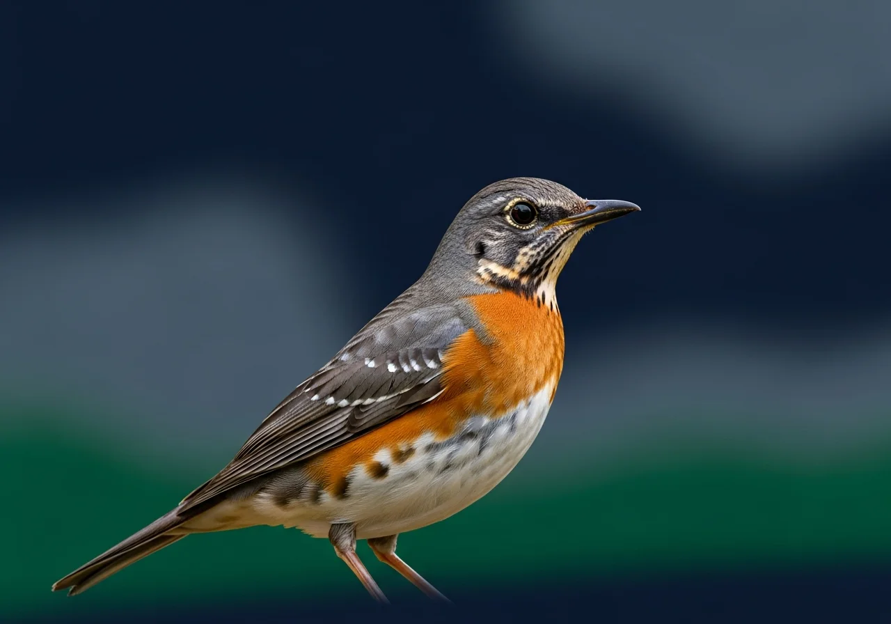 Rotbauchdrossel (Turdus nudigenis)