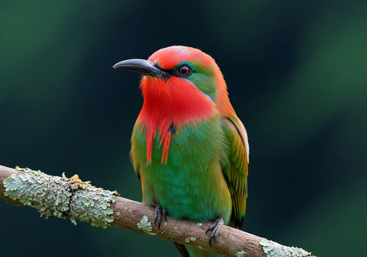 Rotbürzel-Bartvogel (Nyctyornis amictus)