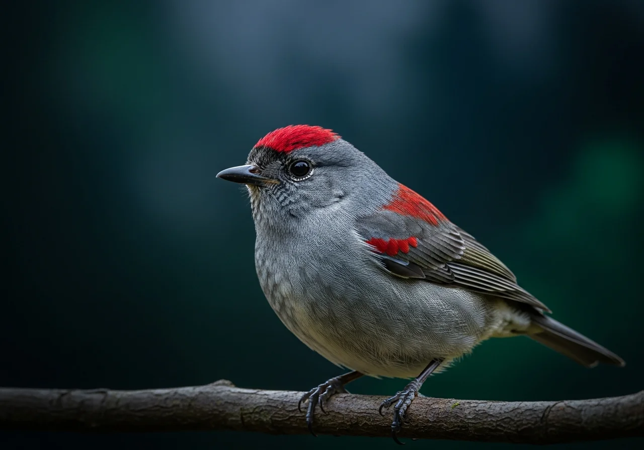 Rotbürzel-Honigfresser (Melidectes rufocrissalis)
