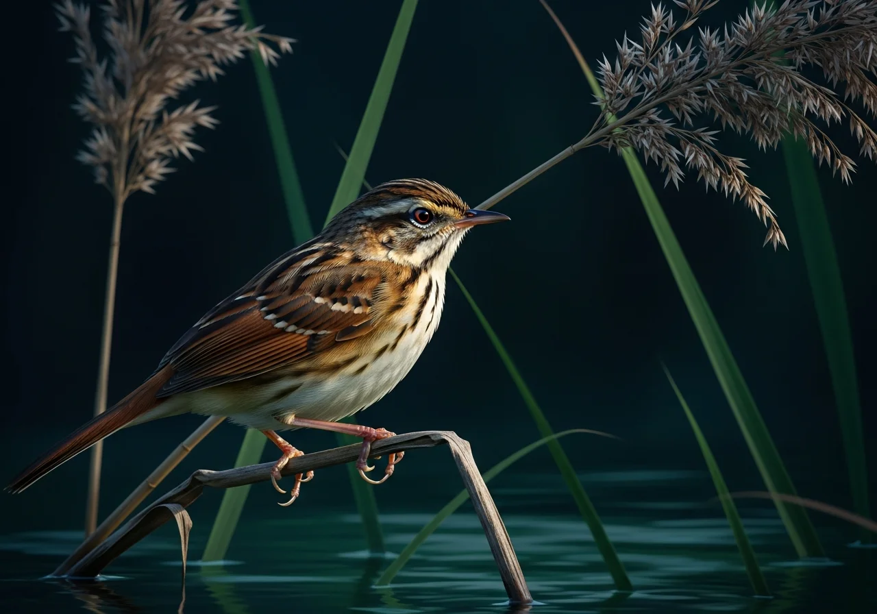Rotkehlchen-Cistensänger (Cisticola rufilatus)