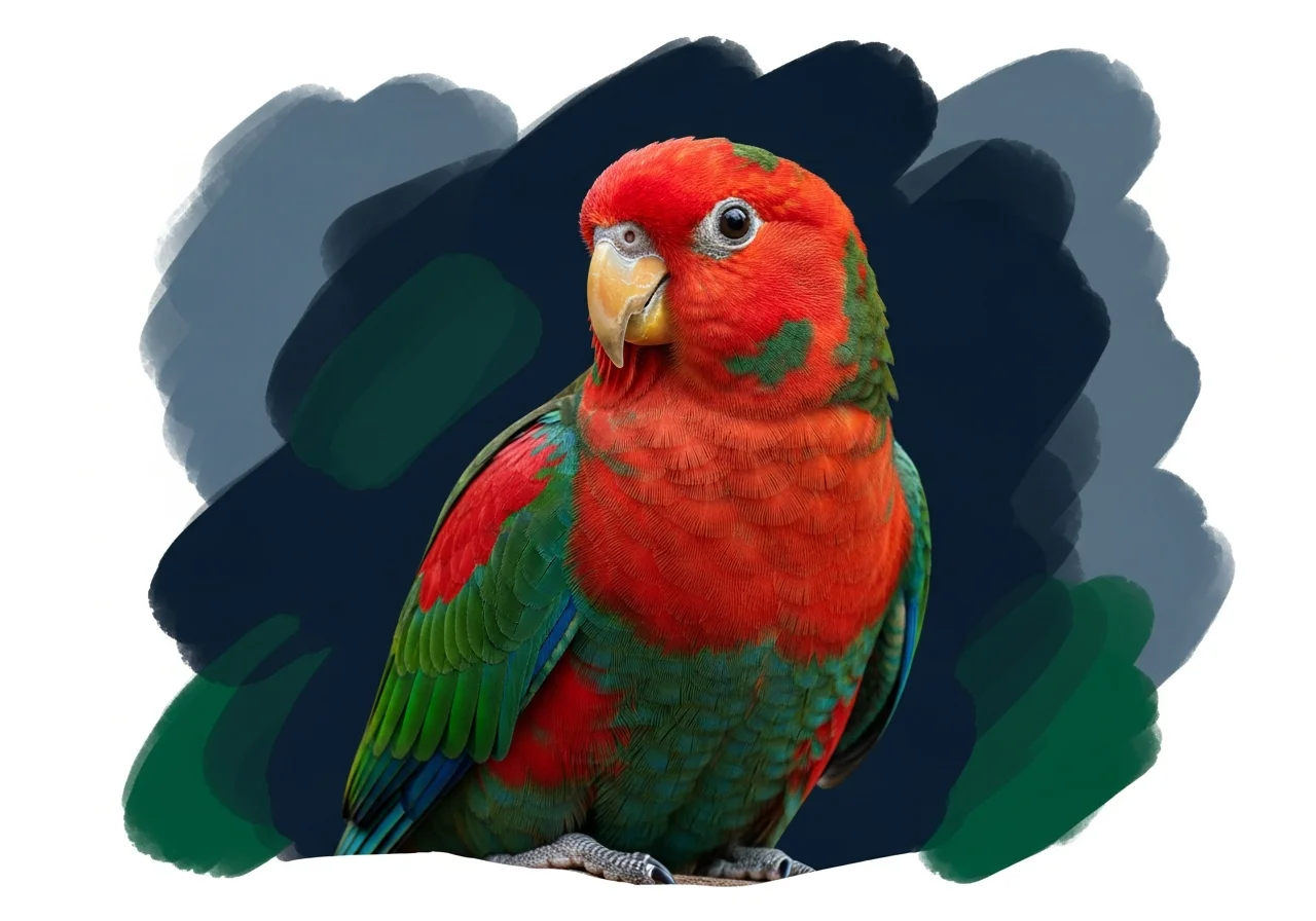 Rotkopfsittich (Pyrrhu ra rhodocephala)