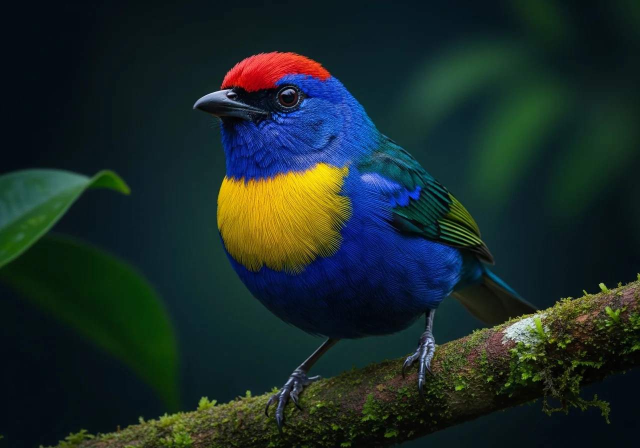 Rotscheitelschnäpper (Iridosornis rufivertex)