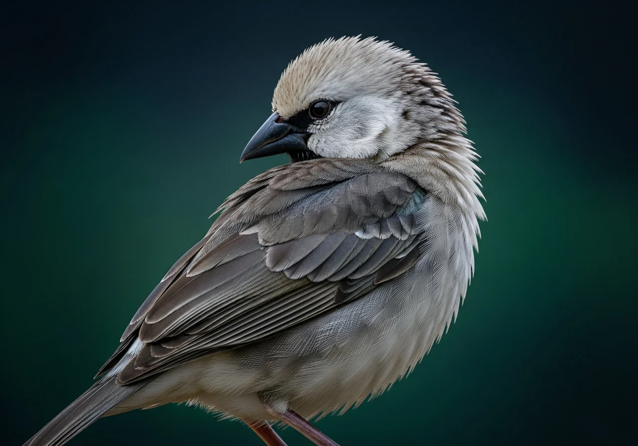 Rotschwanz-Paradieshopf (Dinemellia dinemelli)