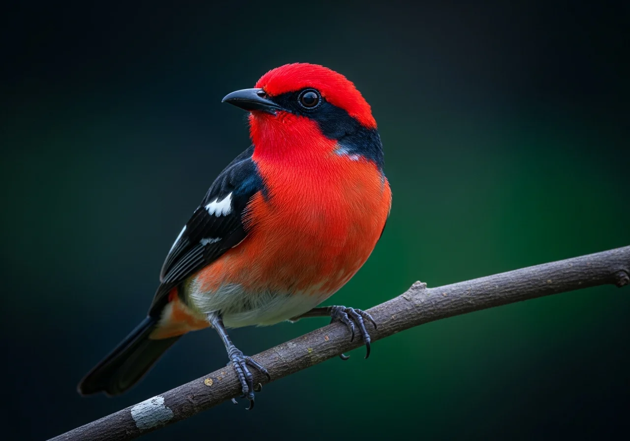 Scharlach-Minivett (Pericrocotus miniatus)