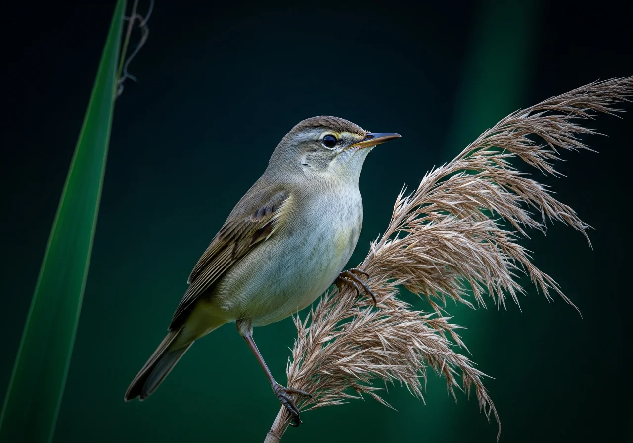 Schilfrohrsänger (Locustella fluviatilis)