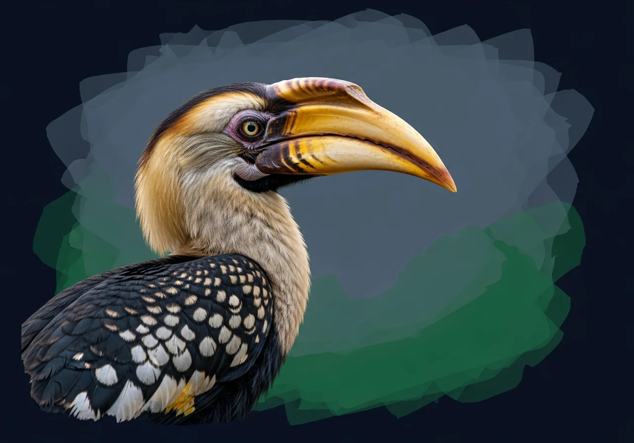 Schöner Trompetervogel (pyrilia haematotis)